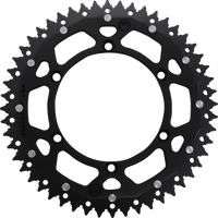 MOOSE RACING Dual Sprocket Black 52 Tooth