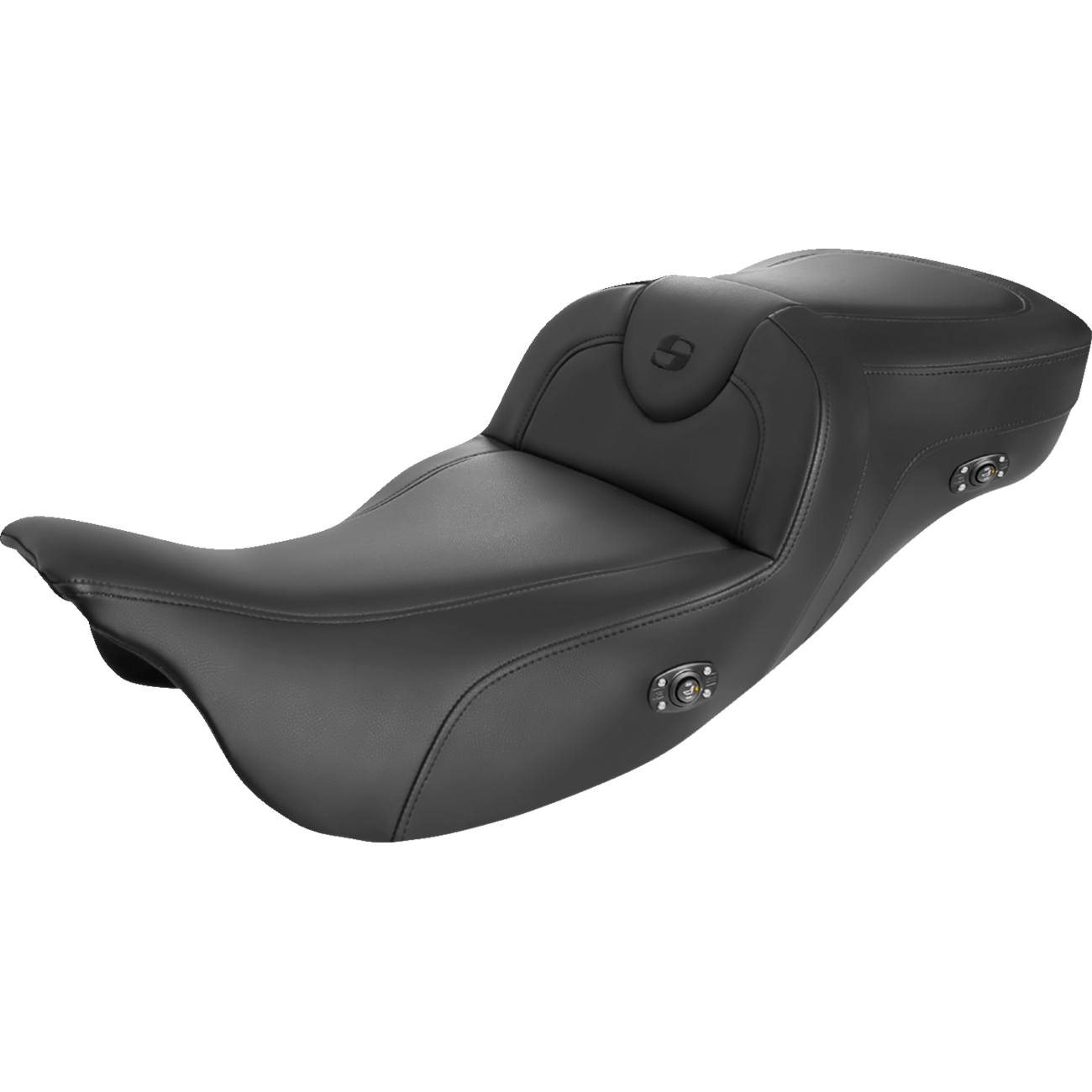 SADDLEMEN Roadsofa™ Extended Reach Heated Seat Black w/o Backrest 80807B188HCT