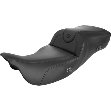 SADDLEMEN Roadsofa™ Extended Reach Heated Seat Black w/o Backrest 80807B188HCT