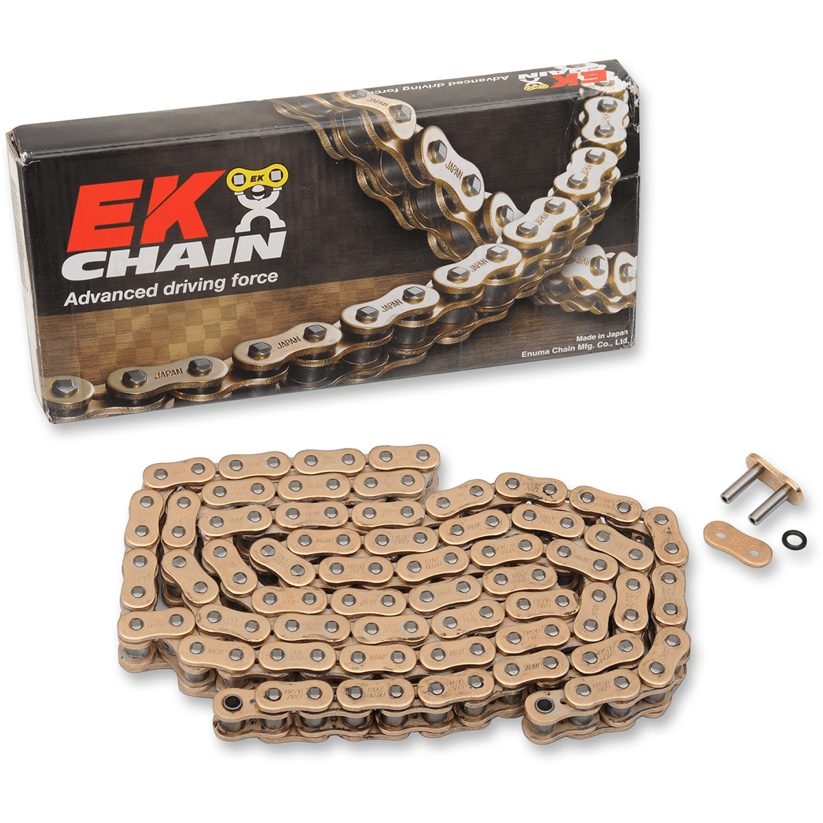 EK 520 ZVX3 Sportbike Chain 120 Links Gold 520ZVX3120G