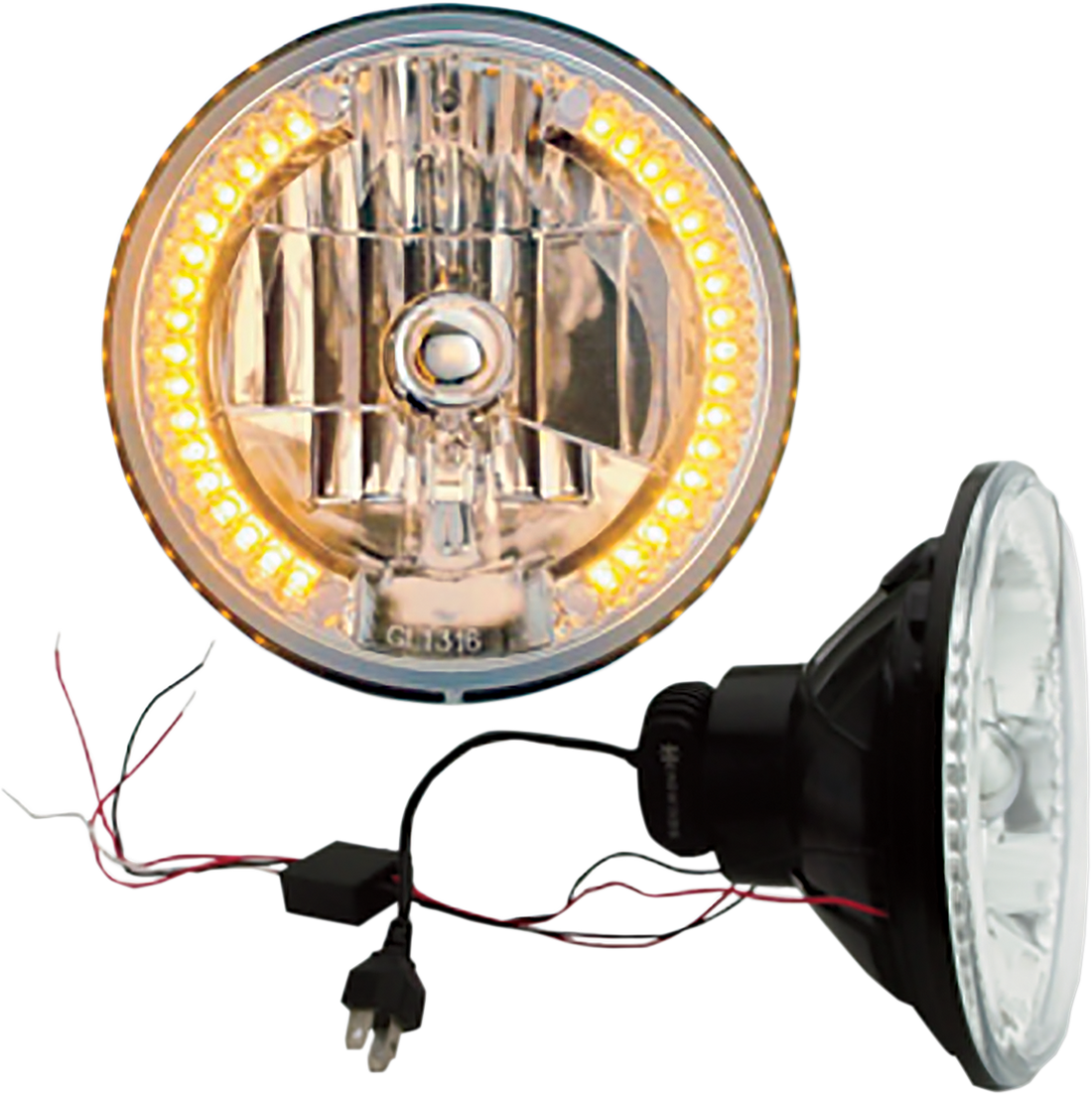 HEADWINDS 7" LED Headlight with LED Turn Signals 89727LEDWTA