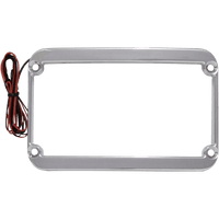 KLOCK WERKS License Plate Frame Lighted Chrome KWS010089