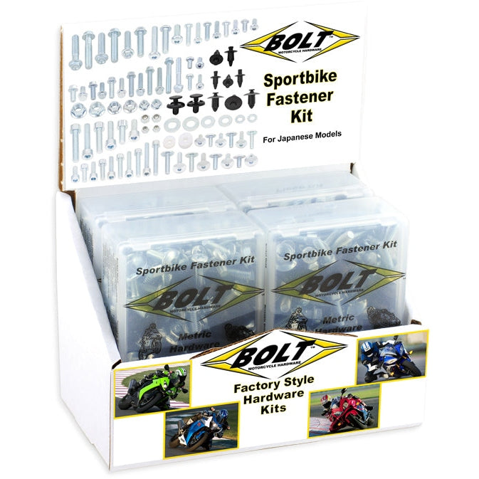 BOLT SPORTBIKE TRACK PACK 6/PK DISPLAY P/N 2007-6SB