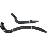 BASSANI XHAUST Sweeper Exhaust Black/Chrome 1SD2F