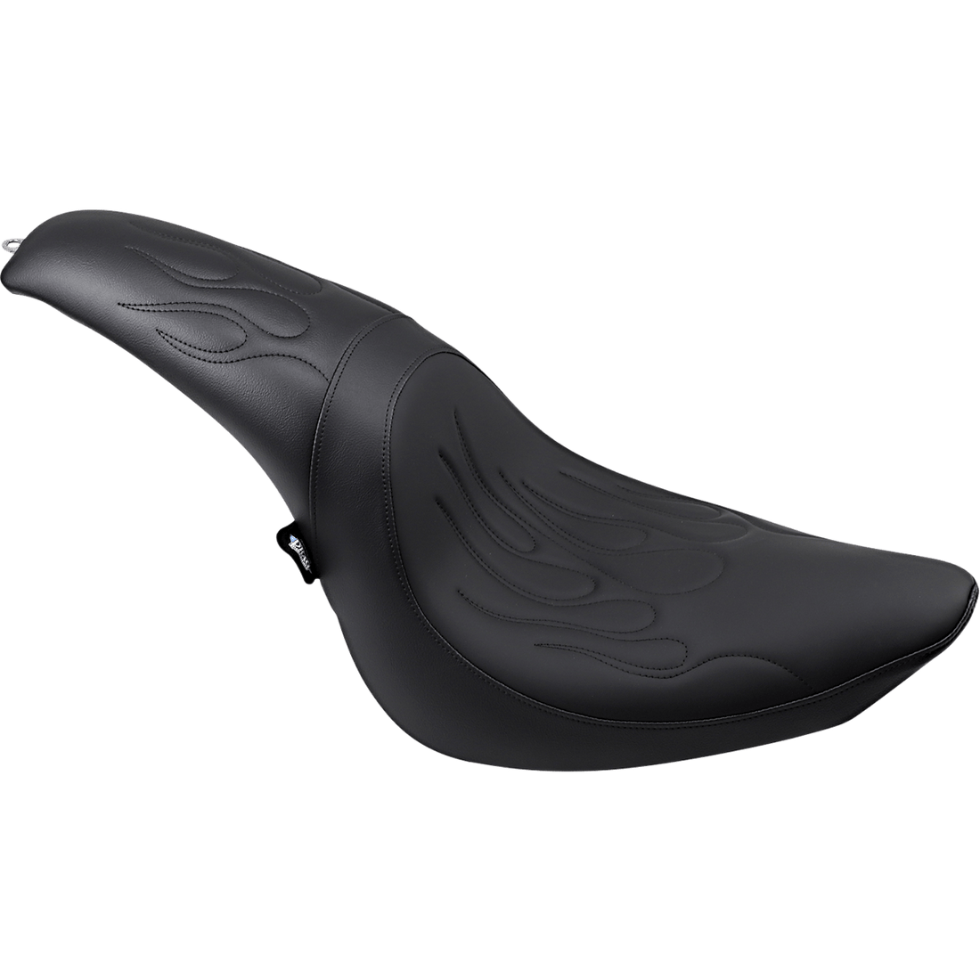 DRAG SPECIALTIES Predator Seat Black Flame Stitched FL/FX '06-'17