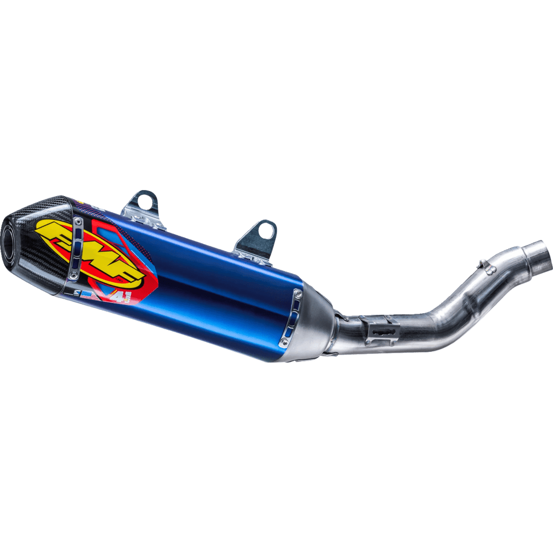 FMF Factory 4.1 RCT Slip-On Muffler Titanium Carbon Fiber Cap 042404