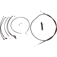 MAGNUM SHIELDING Control Cable Kit XR Black/Chrome 489961