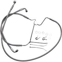 DRAG SPECIALTIES Brake Line +8" Stainless Steel