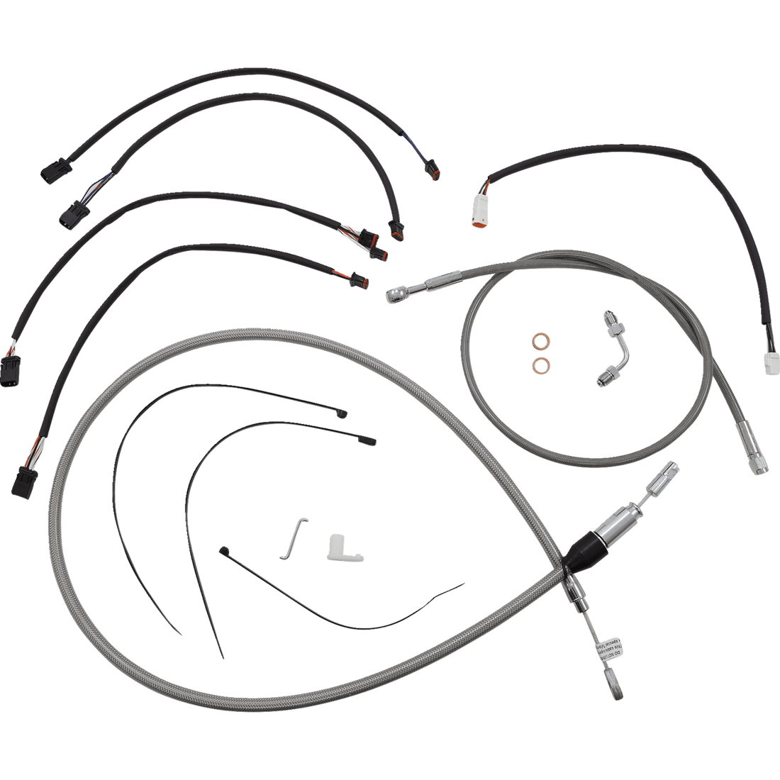 MAGNUM SHIELDING Control Cable Kit XR Stainless Steel/Chrome 5891181