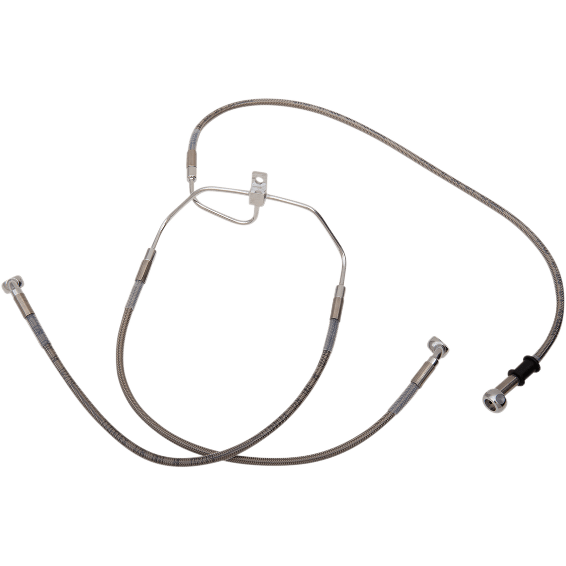 DRAG SPECIALTIES Brake Line +6" Stainless Steel FXDF '08-'17