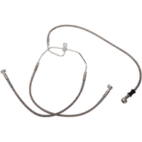 DRAG SPECIALTIES Brake Line +6" Stainless Steel FXDF '08-'17