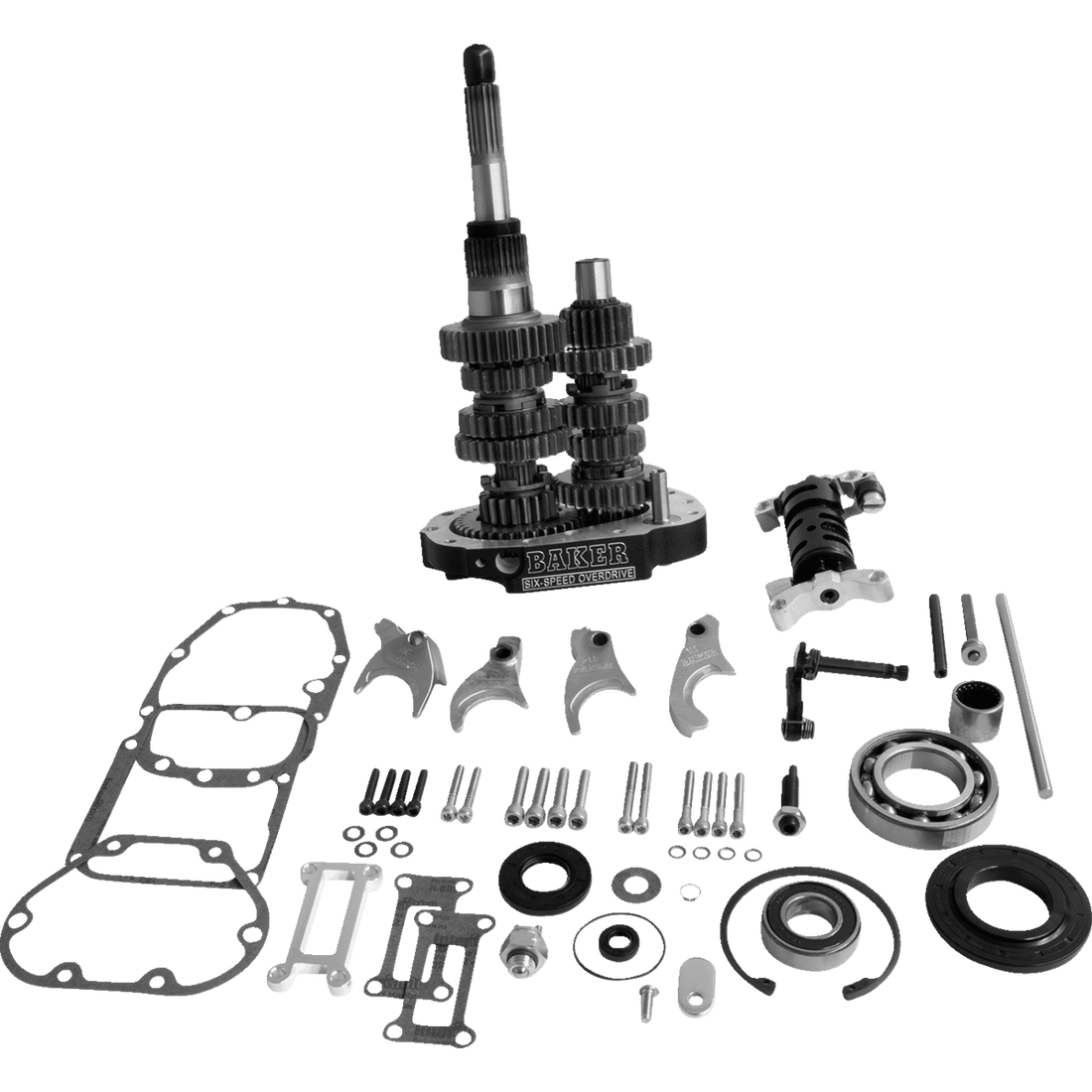 BAKER DRIVETRAIN 6-Speed Gear Set Black OD6404SP03