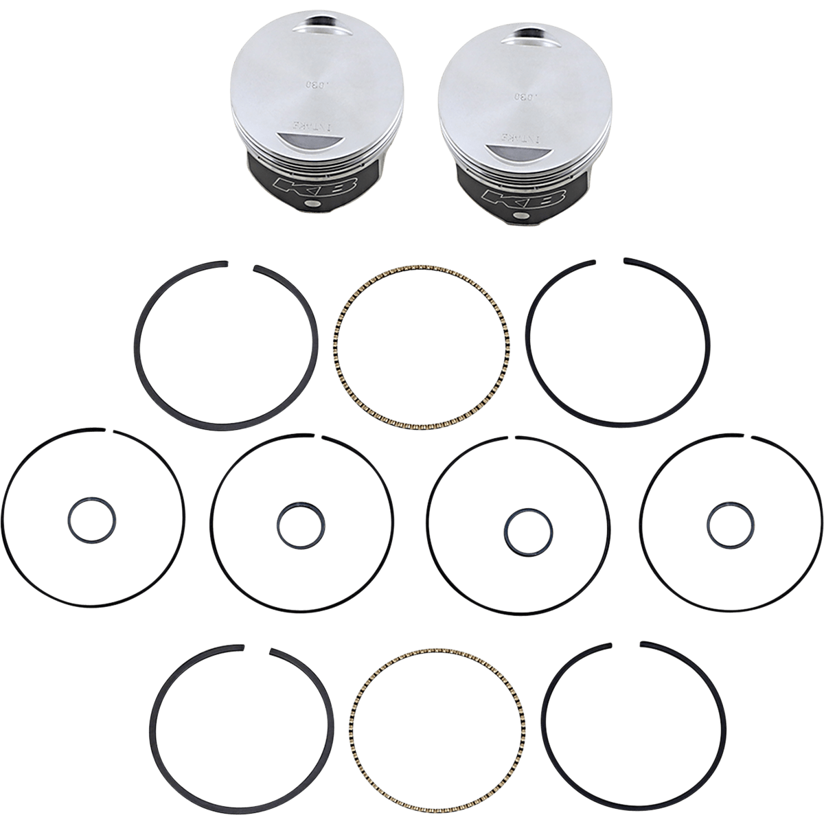 KB PERFORMANCE Piston Kit Twin Cam 88