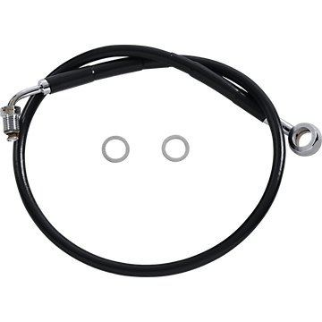 DRAG SPECIALTIES Brake Line +4" Black '18-'22 Softail