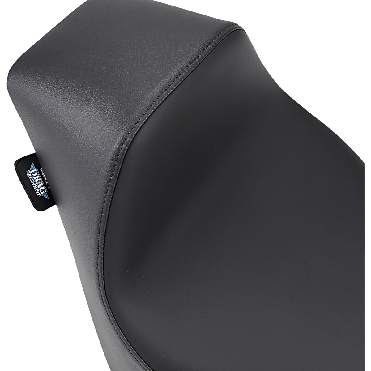 DRAG SPECIALTIES EZ-Solo Seat Smooth Solar-Reflective Leather FL/FX '18-'22