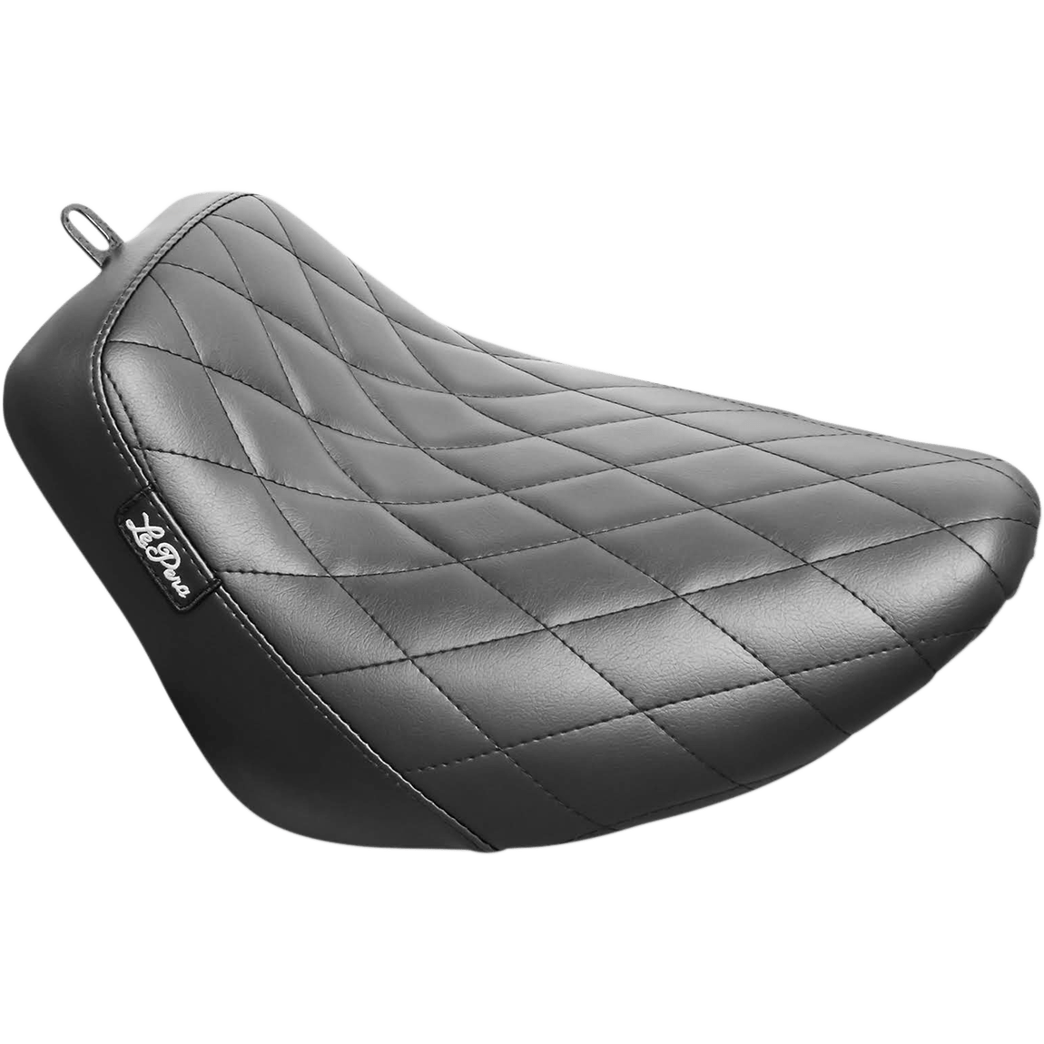 LE PERA Bare Bones Solo Seat Diamond Stitch Black Softail '18-'23 LYR007DM