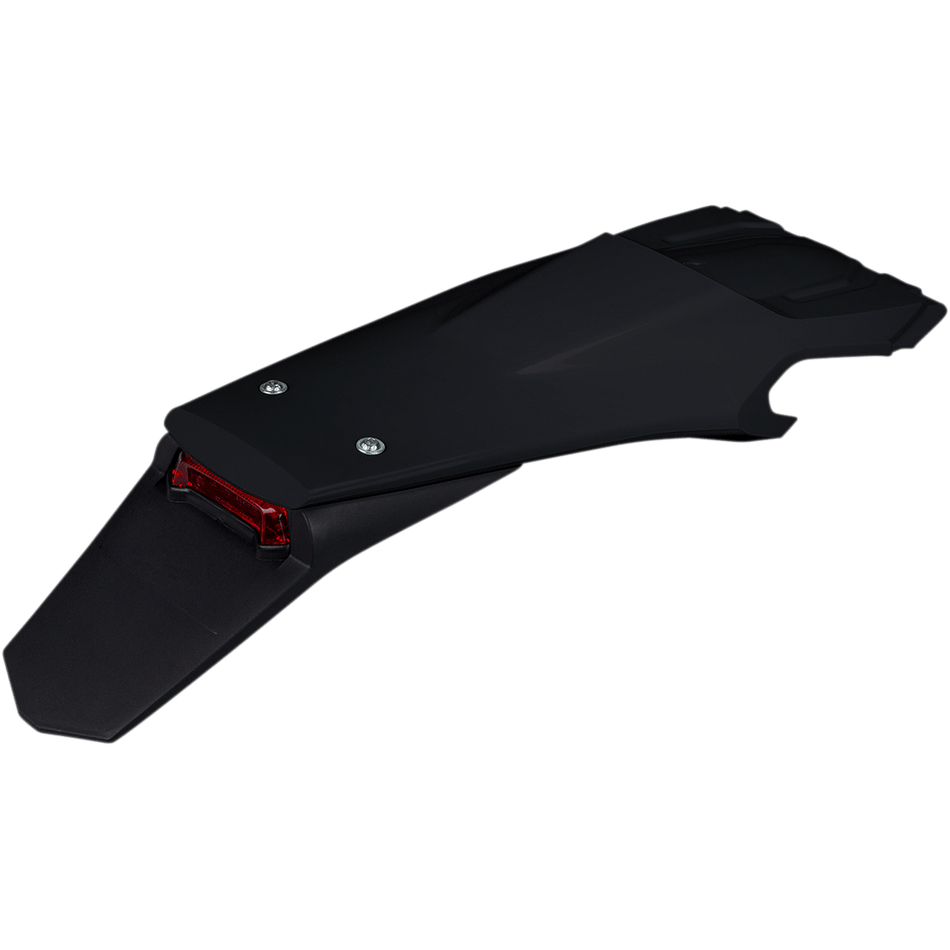 UFO Enduro Rear Fender with Light Black