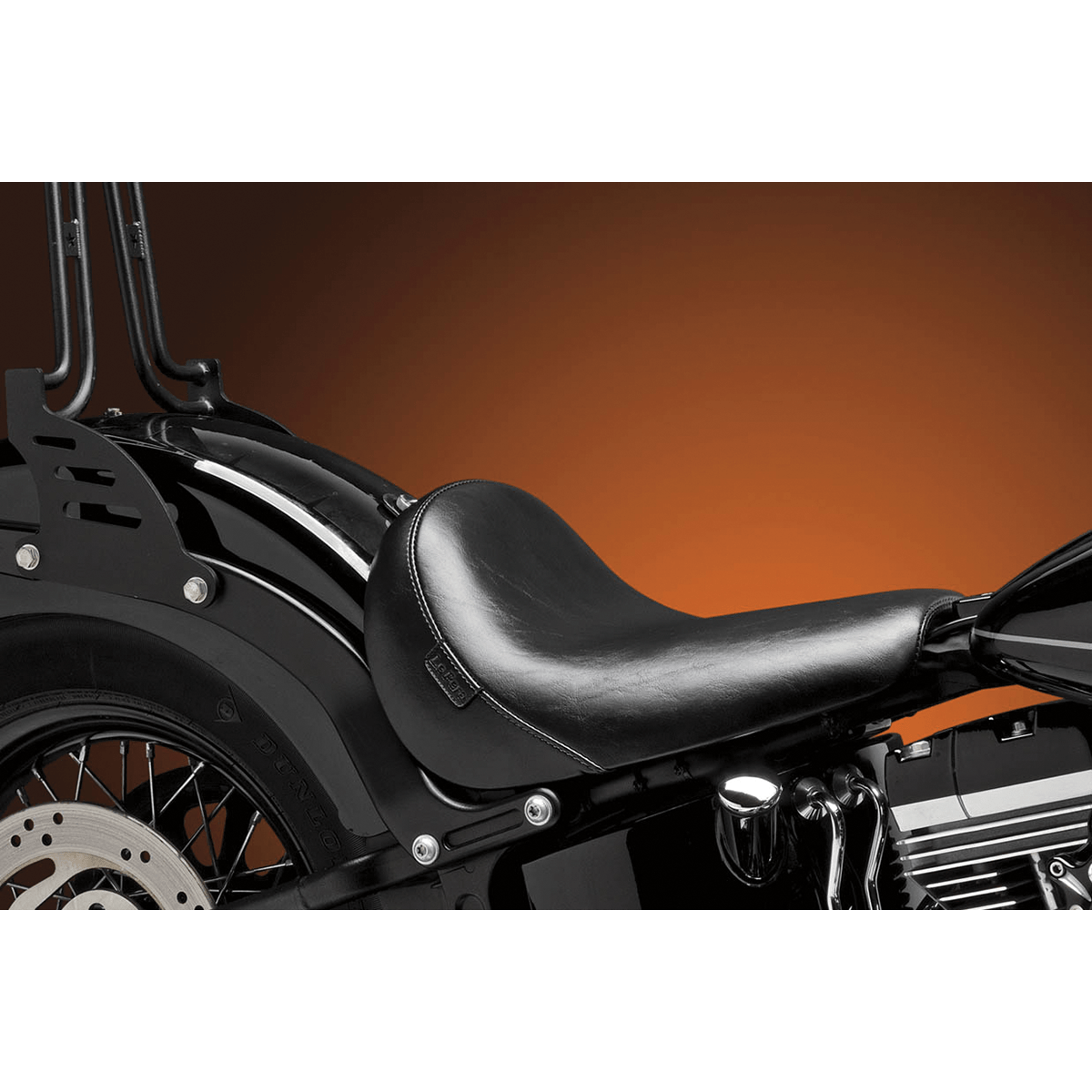 LE PERA Bare Bones Solo Seat Smooth Black FXS/FLS '11-'15 LKS007