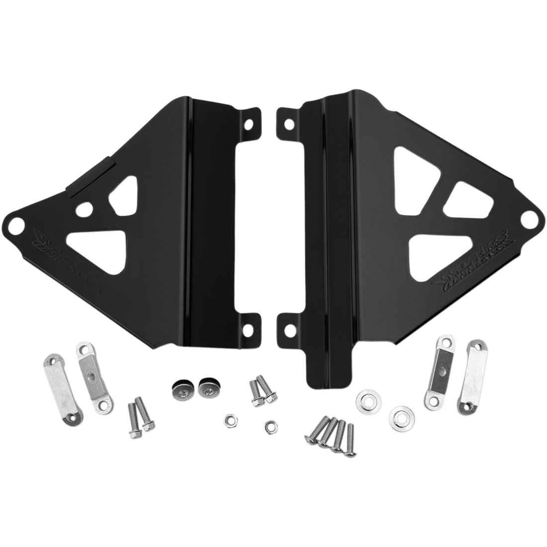 WORKS CONNECTION Radiator Brace Set Black Honda 18B719