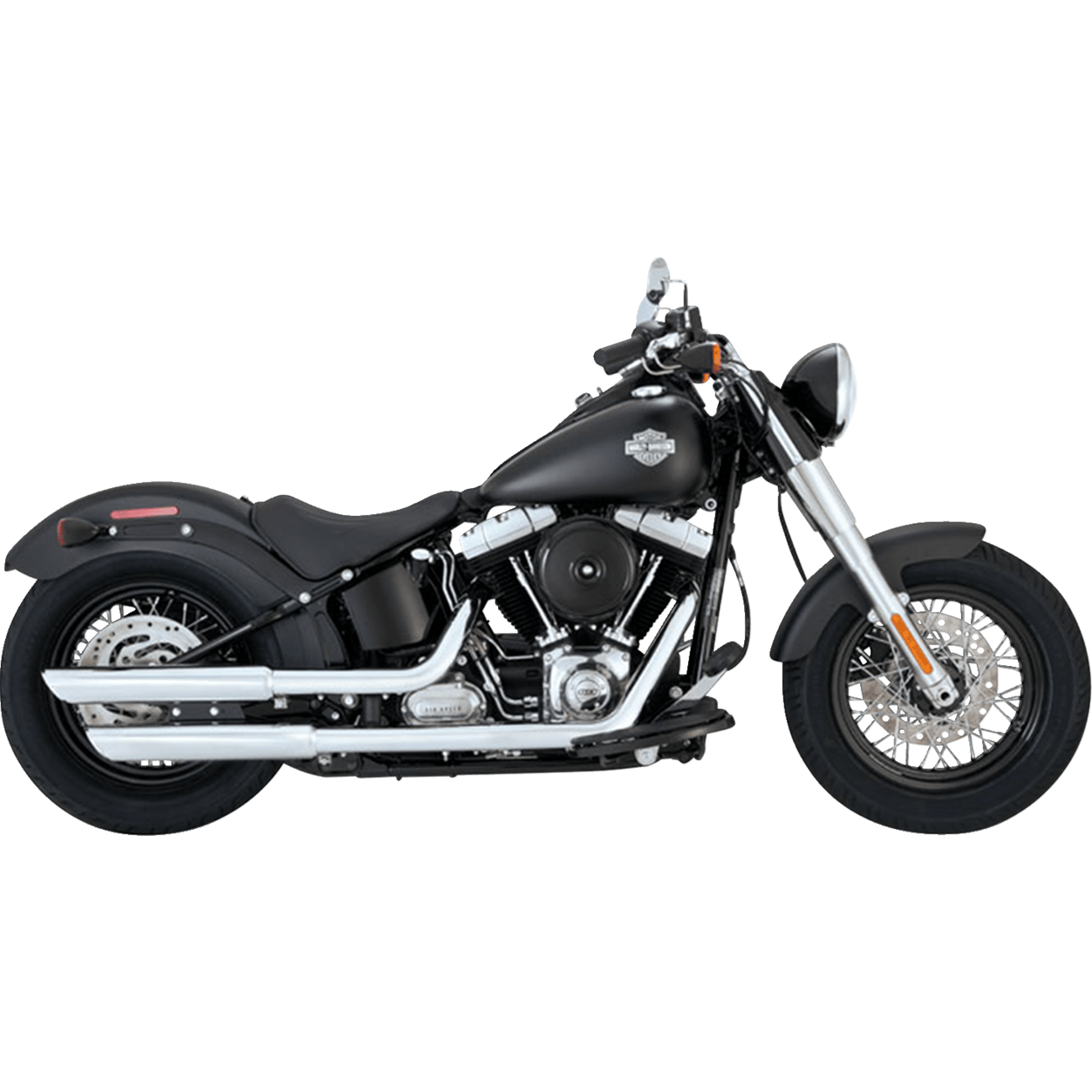 VANCE & HINES 3" Twin Slash Slip-On Muffler Chrome 16341