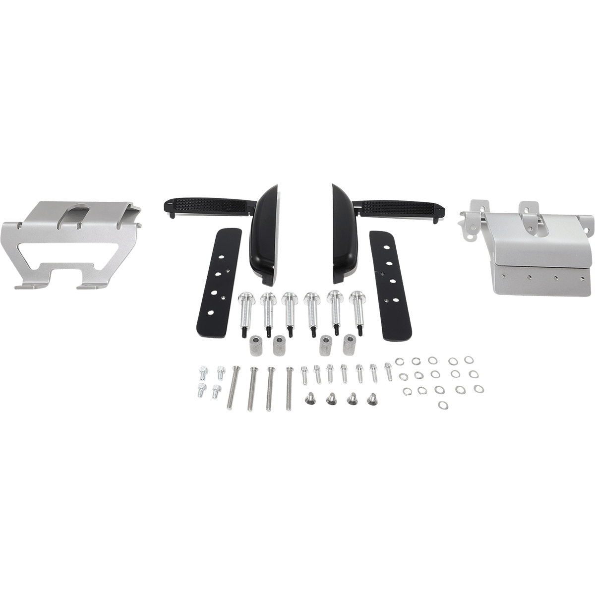 RIVCO PRODUCTS Highway Pegs Black/Silver GL 1800 GW003