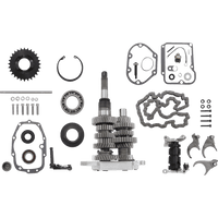 BAKER DRIVETRAIN Direct Drive Gear Set 6-Speed Polished DD6411L02