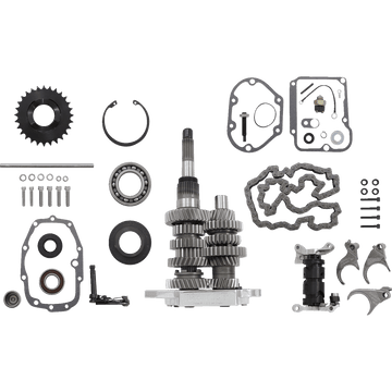 BAKER DRIVETRAIN Direct Drive Gear Set 6-Speed Polished DD6411L02