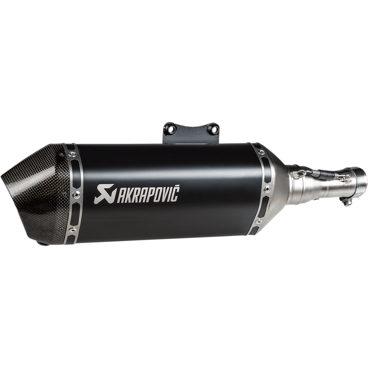 AKRAPOVIC Slip-On Scooter Muffler Stainless Steel SVE125SO3HZBL