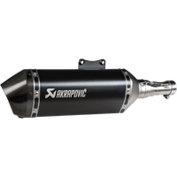 AKRAPOVIC Slip-On Scooter Muffler Stainless Steel SVE125SO3HZBL