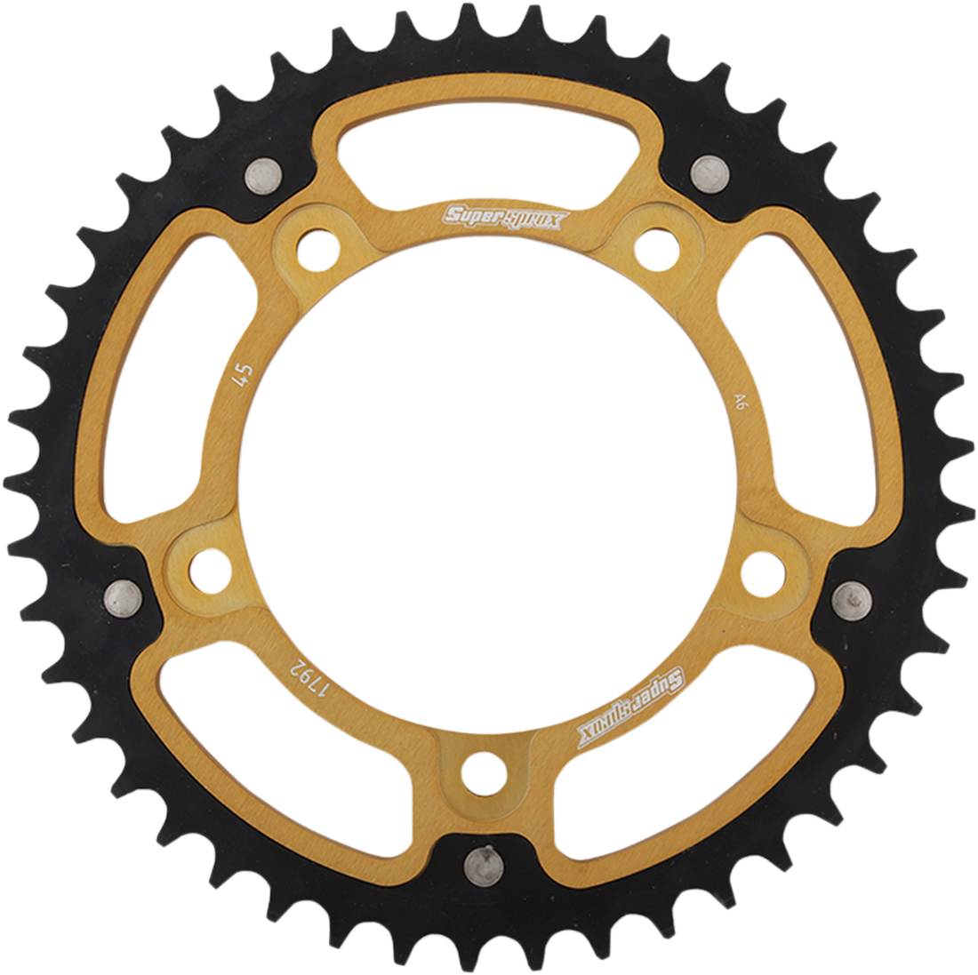 SUPERSPROX Stealth Rear Sprocket 45 Tooth Gold Suzuki/Triumph RST179245GLD