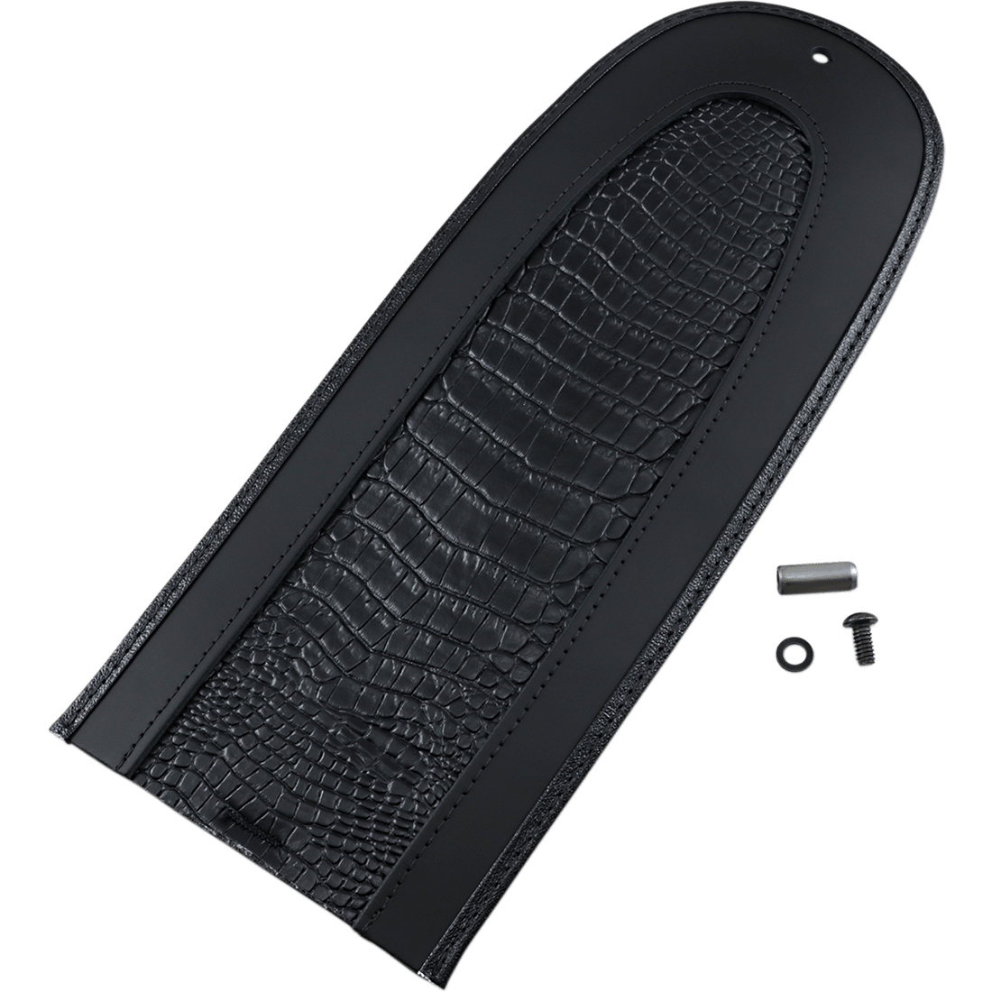 DRAG SPECIALTIES Fender Skin Embossed Faux Gator Leather Center