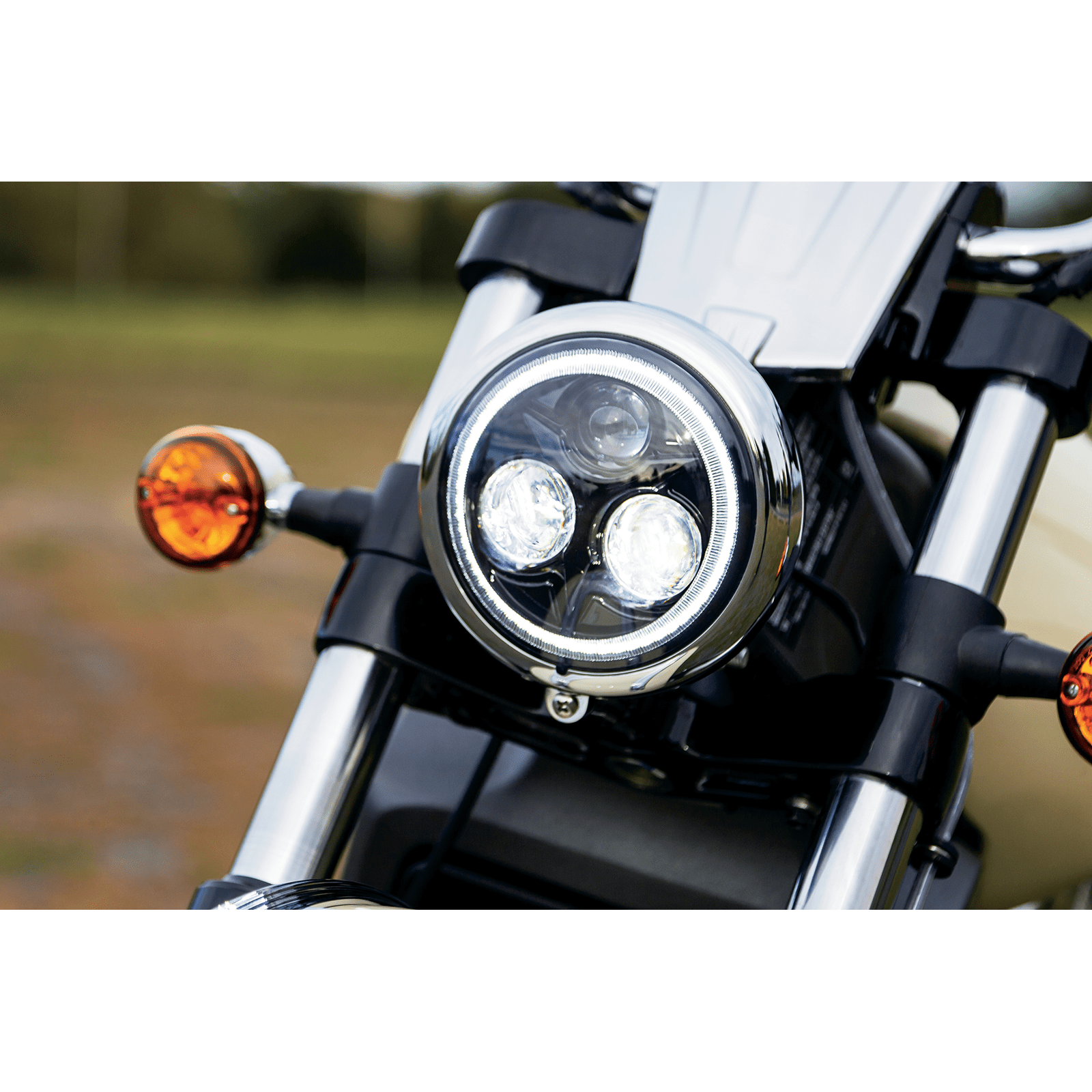 KURYAKYN 5.75" Orbit Vision Headlight with Halo