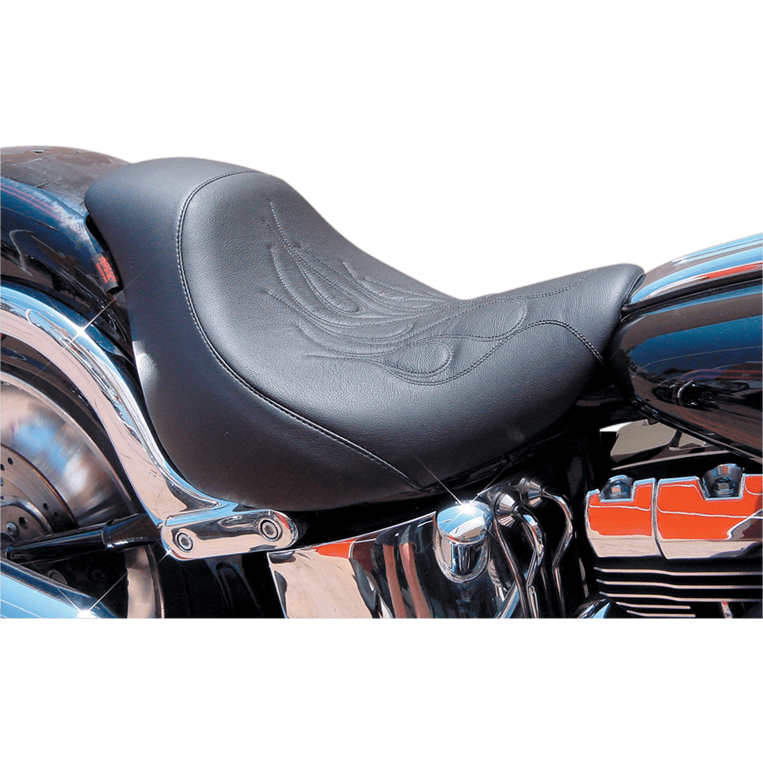 DANNY GRAY Weekday Solo Seat Flame Stitch FXSTD '00-'07 20701DS02