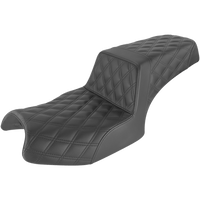 SADDLEMEN Step-Up Seat Full Lattice Stitch Black Challenger I2006175