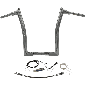 FAT BAGGERS INC. Handlebar Kit Pointed Top 16" Chrome 809616