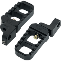 JOKER MACHINE Adjustable Stubby Footpegs Black XL 086423B