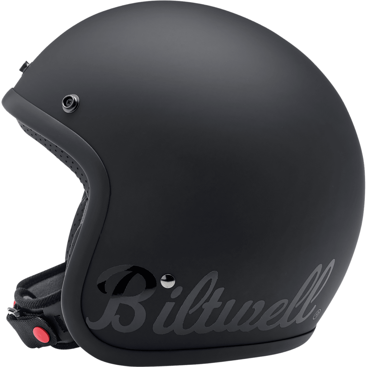 BILTWELL Bonanza Helmet Flat Black Factory XS 1001638201