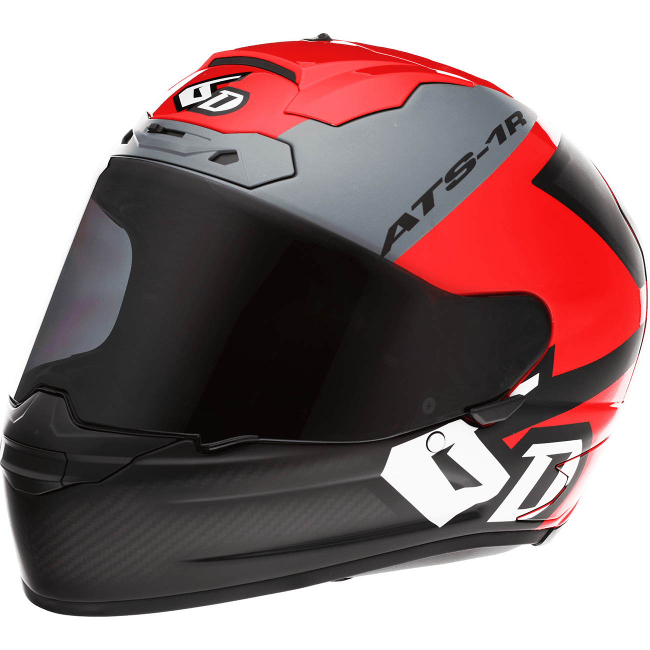 6D HELMETS ATS-1R Helmet Wyman Red/Gray Small 300735