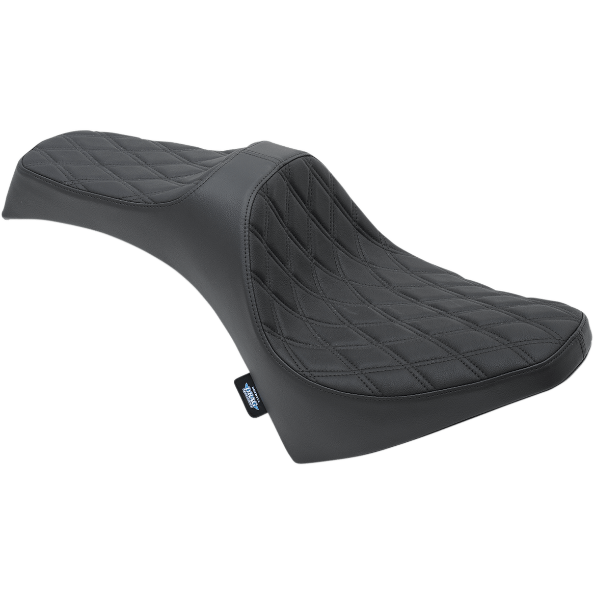 DRAG SPECIALTIES Predator III Seat Double Diamond Black Stitching -'15-'22 Scout