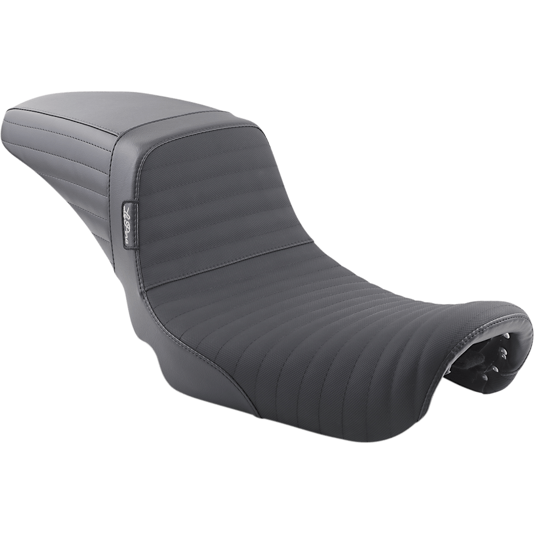 LE PERA Kickflip Daddy Long Legs Seat Pleated w/ Gripp Tape Black FX '06-'17 LK591DLPTGP