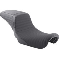 LE PERA Kickflip Daddy Long Legs Seat Pleated w/ Gripp Tape Black FX '06-'17 LK591DLPTGP