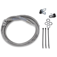 DRAG SPECIALTIES Brake Line Front +6" Stainless Steel