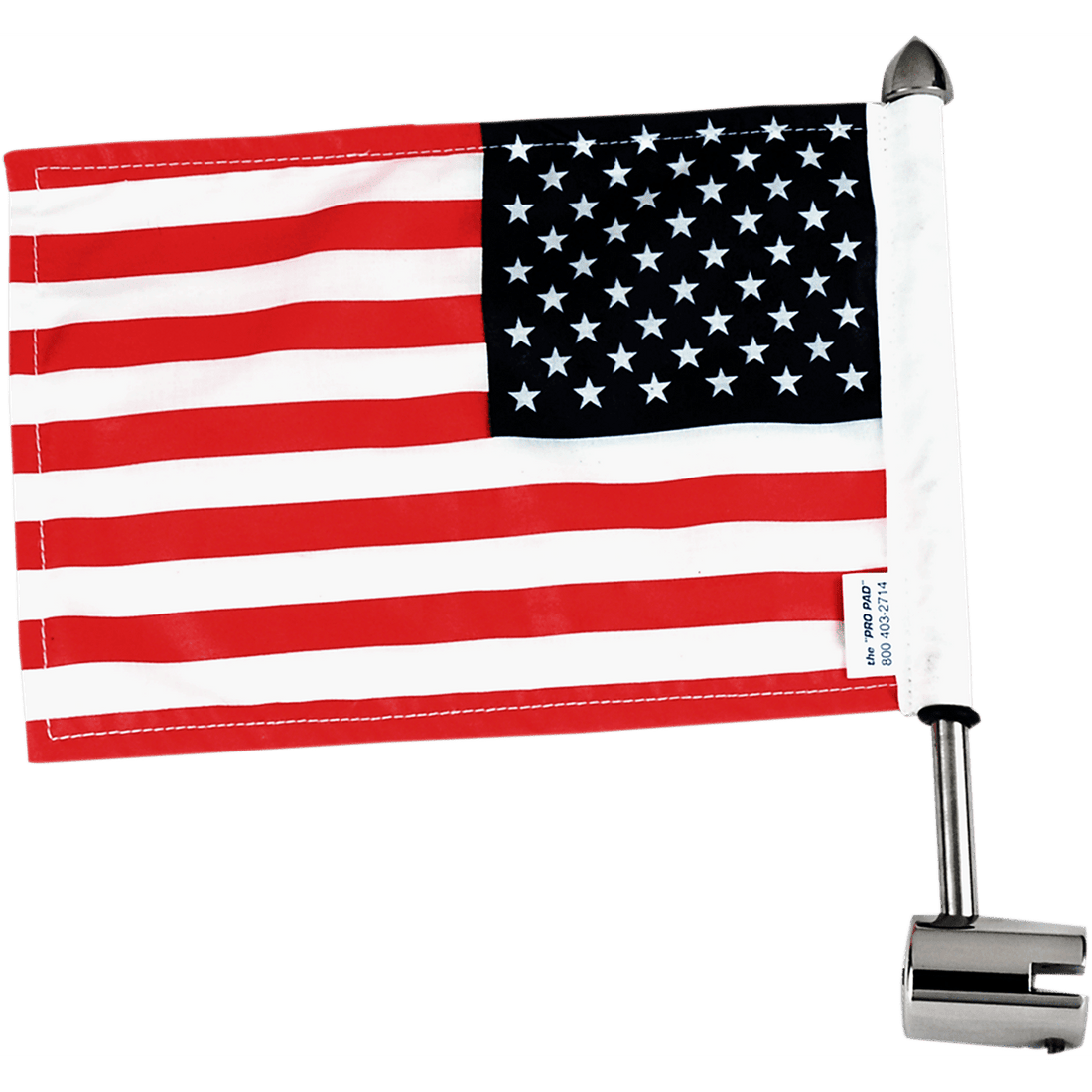 PRO PAD Luggage Rack Flag Mount 1/4" Flat With 6" X 9" Flag