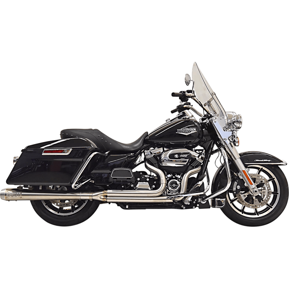 BASSANI XHAUST 50th Anniversary 2:1 Exhaust Stainless Steel M8 FL 1F50SS