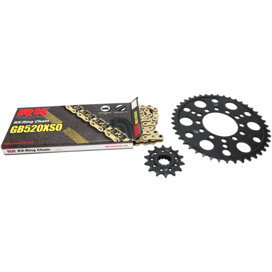 RK Chain Kit Natural Kawasaki ZX-6R/6RR '05-'06 2068059P