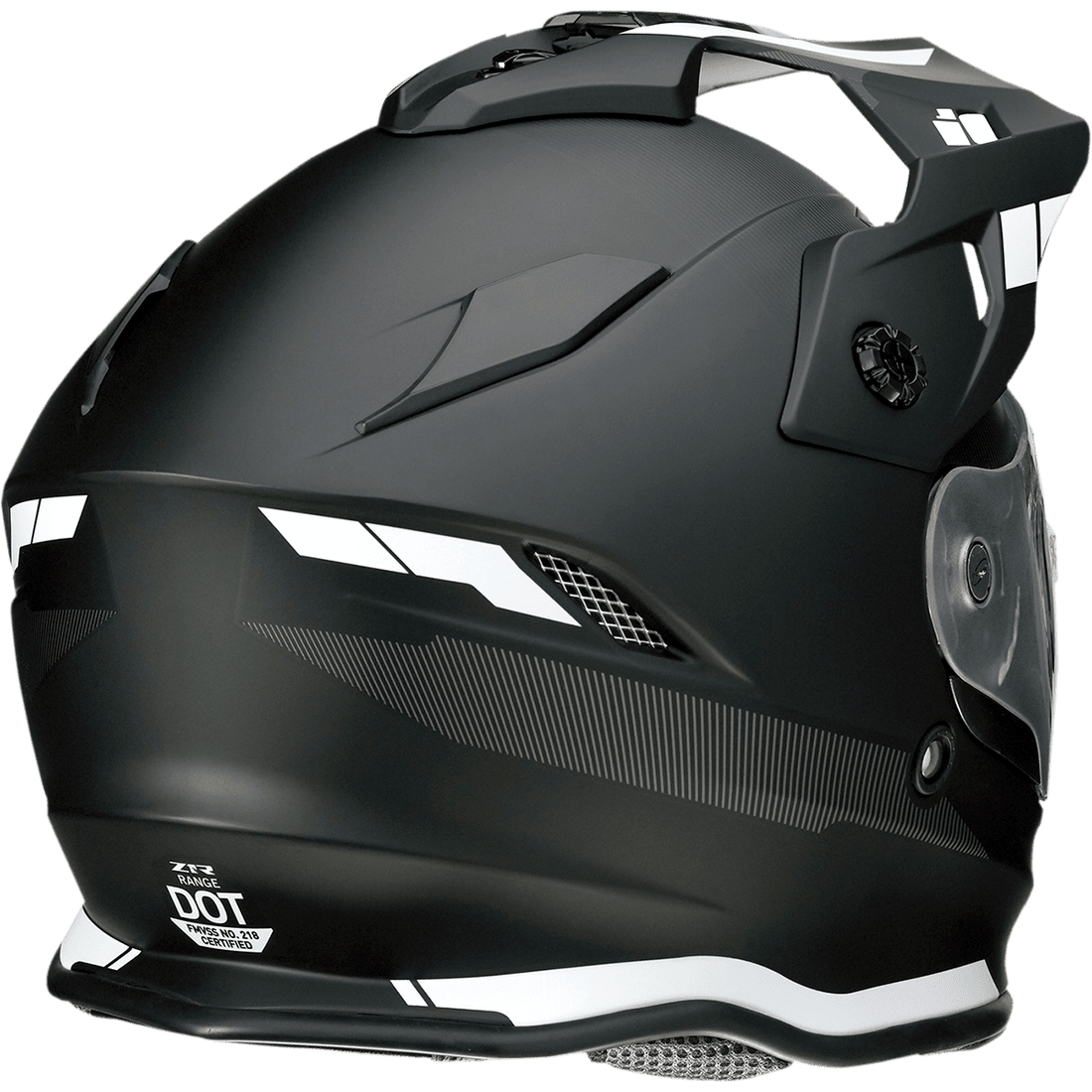 Z1R Range Helmet Uptake Black/White XL