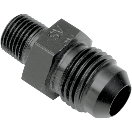 GOODRIDGE Oil Line Fitting Black Straight 1/4" NPT