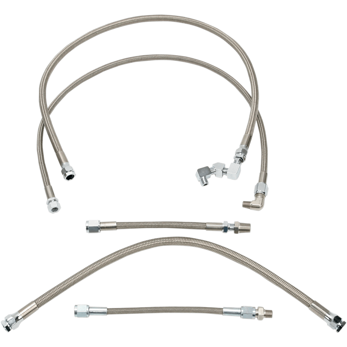 DRAG SPECIALTIES Oil Line Kit Stainless Steel Sportster