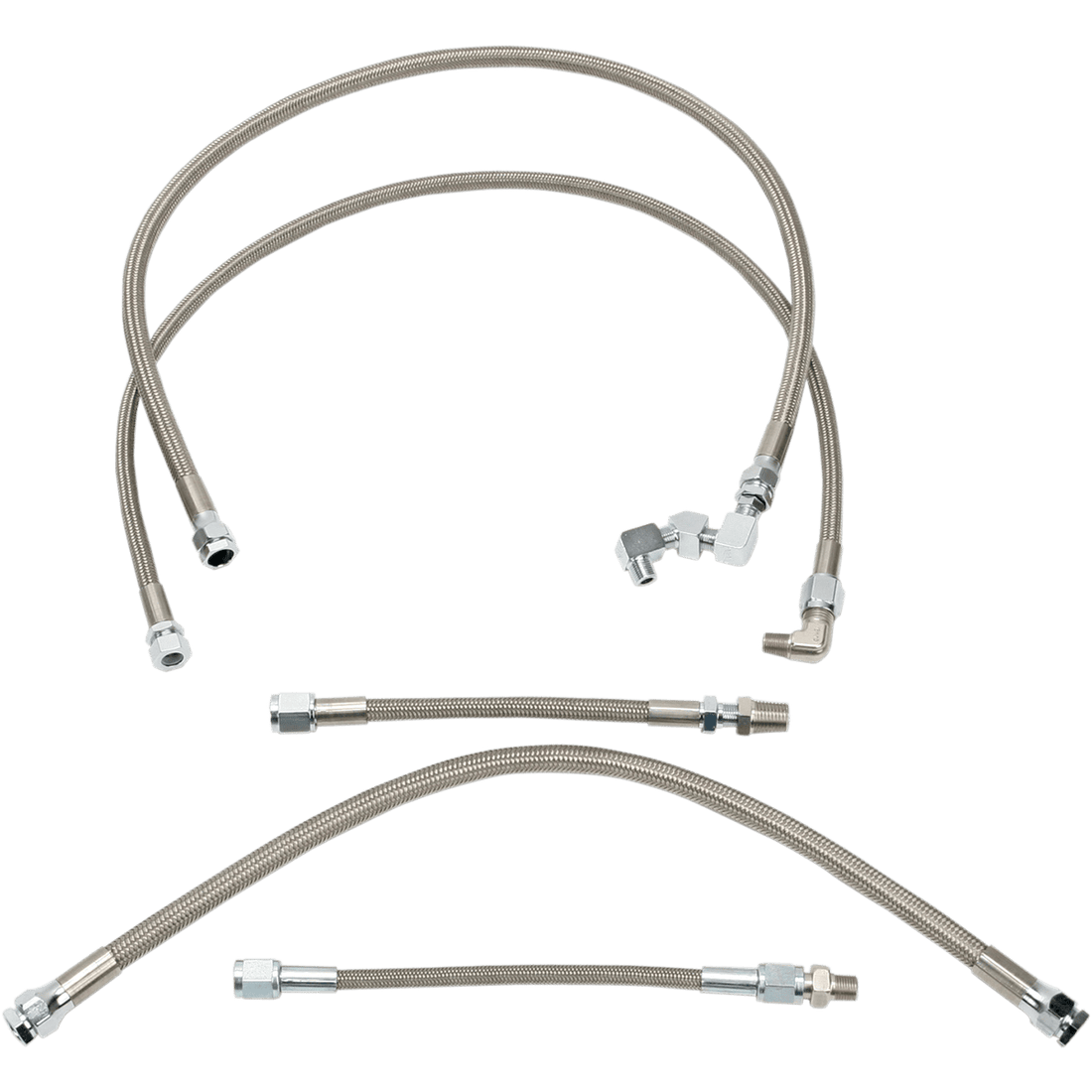 DRAG SPECIALTIES Oil Line Kit Stainless Steel Sportster