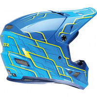 Z1R Rise 2.0 Helmet Hyacinth Teal/Yellow Medium